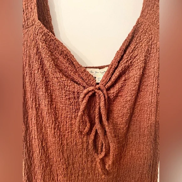 See You Monday Brown Midi Dress - Picture 2 of 3